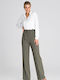 Figl Women's Fabric Trousers Green