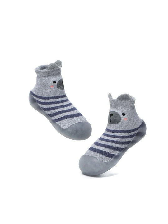 Babykids Kinderstrümpfe Hausschuh-Socken Beige