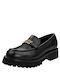 Ronnie Leder Damen Mokassins in Schwarz Farbe