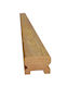 Kazantzidis Wegweiser für Gartenboden aus Holz 245x6.5cm 1Stück