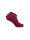 Tzelatis Solid Color Socks Burgundy