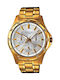 Casio Uhr mit Gold Metallarmband