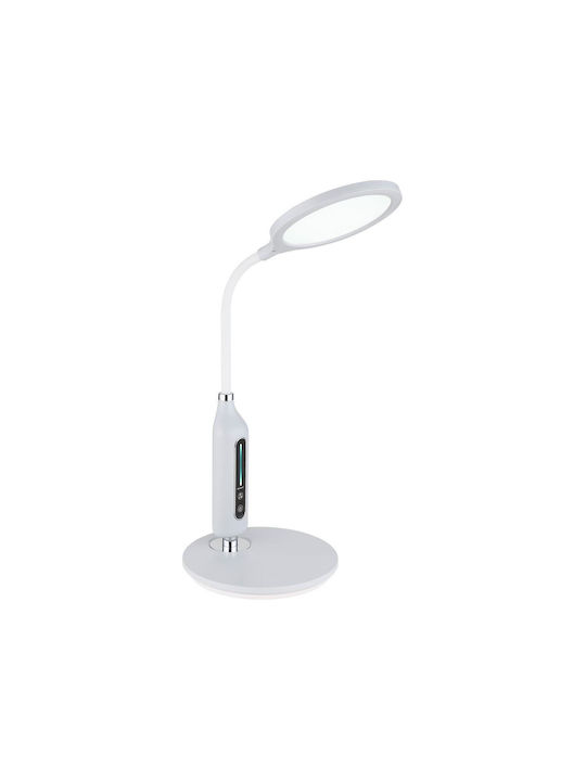 Globo Lighting LED Φωτιστικό Γραφείου με Εύκαμπτο Βραχίονα σε Γκρι Χρώμα