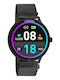 Oozoo Q00139 45mm Smartwatch με Παλμογράφο (Μαύρο)