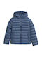 Kids' Casual Jacket Short with Hood Dark blue.