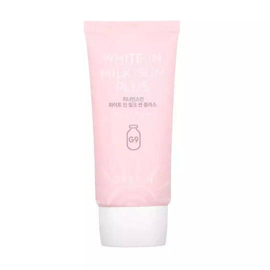 G9 Skin White In Milk Sun Plus Sunscreen Cream Face SPF50 40ml