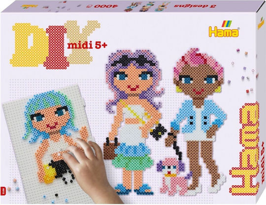 Hama Meșteșuguri pentru copii Fashion Girls pentru copii de 5+ ani+ ani