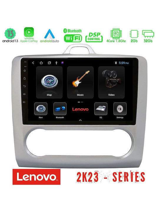 Lenovo Sistem Audio Auto pentru Ford Concentrare (Bluetooth/USB/WiFi/GPS/Android-Auto) cu Ecran Tactil 9"