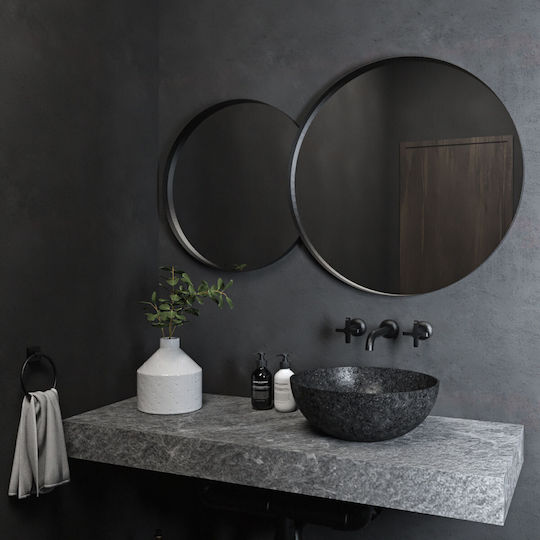 Bathroom Mirror made of Stainless Steel 117x70cm Pink