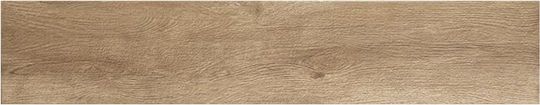 Stn Ceramica Merbau Roble Placă Interior Porțelanat Mat 120x23cm Maro