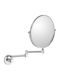 Bronze Art Magnifying Round Bathroom Mirror made of Metal 36x36cm Silver