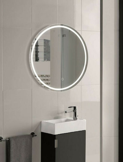 Ebir Iluminacion Runder Badezimmerspiegel LED 80x80cm