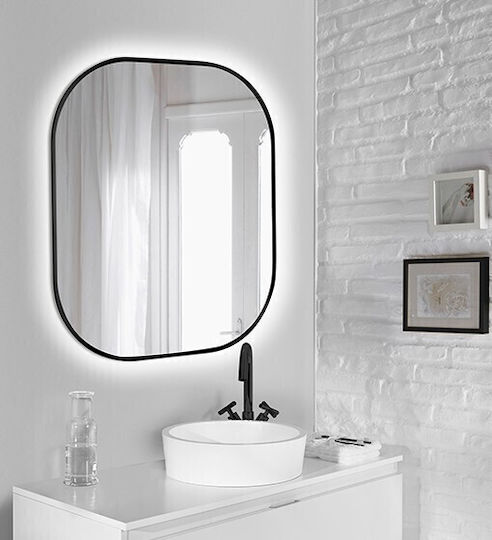 Ebir Iluminacion 600X700ΜΜ Καθρέπτης Led 60x70cm Black