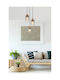 Globo Lighting Κρεμαστό Φωτιστικό Μαύρο με Ντουί E27