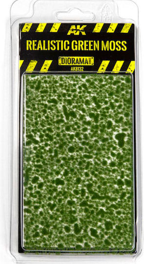 AK Interactive Model Plant Realistic Green Moss Desc