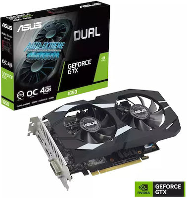 Asus GeForce GTX 1650 4GB GDDR6 Zwei P-EVO D6 OC Grafikkarte