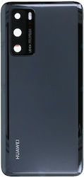 Black Battery Cover Huawei P40 Black Battery Cover Huawei P40
