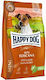 Happy Dog 0.8kg Dry Food Grain-Free & Gluten-Free for Adult Neutered Small Breed Dogs with Duck, Salmon, Poultry, Apple, Corn, Rice, Meat, Fish, Tuna, Rabbit, Lamb and Potatoes