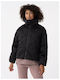 Kurz Damen Puffer Jacke Schwarz