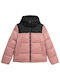 4F Women's Short Puffer Jacket for Winter Pink