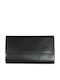 Kouros Leather Women's Envelope Black