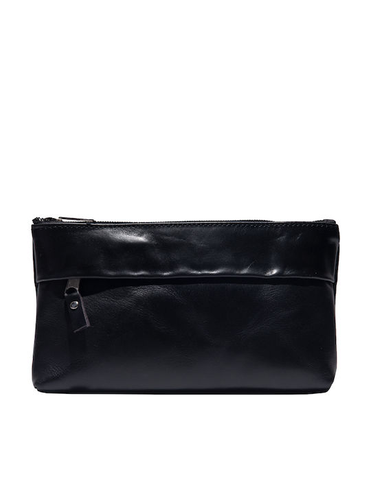Kouros Kouros-γυναικεία Leather Women's Envelope Black