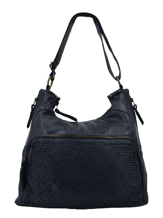 Dermatina 100 Leather Women's Bag Shoulder Navy...