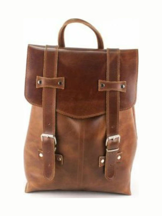 -women's Leather Women's Bag Backpack Brown