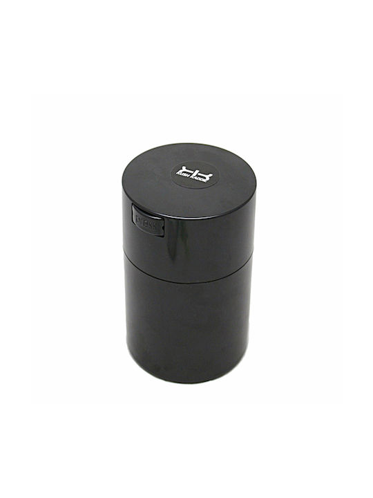 Plastic Brown Vase with Airtight Lid Black 2350ml