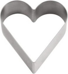 Metallic Heart-Shaped Cookie Cutter 5095