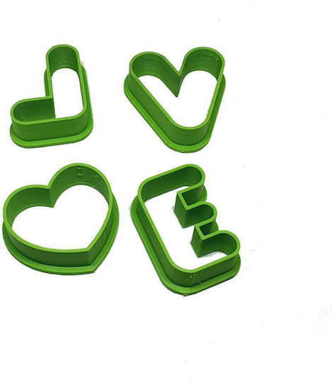 Love Code: Ausstechform Herz Kunststoff