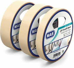 Mas Αυτοκόλλητη Αφρώδης Ταινία Διπλής Όψης 25mx12mm