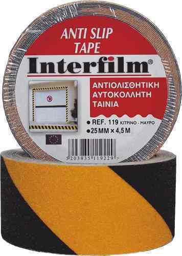 Interfilm Self-Adhesive Grip Tape Black 50mmx20m 1pcs