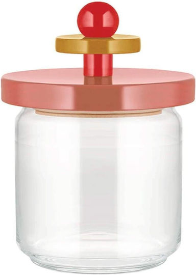 Alessi Vază Utilizare Generală Cu Capac Sticlă Roz 750ml