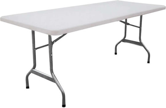Tisch Zusammenklappbar Weiß 200x90x74cm