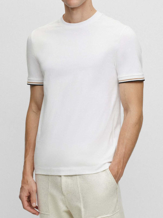 Hugo Boss Jersey Bluza pentru bărbați cu mâneci lungi Alb