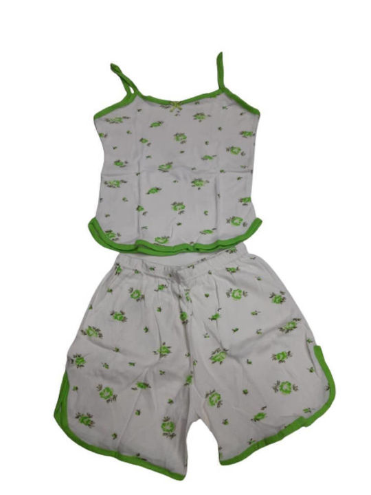 Tres Chic Summer Women's Pyjama Set Green