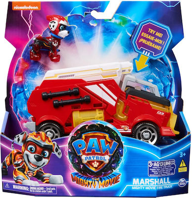 Spin Master The Mighty Movie Αυτοκινητάκι Paw Patrol Marshall Fire Truck για 3+ Ετών