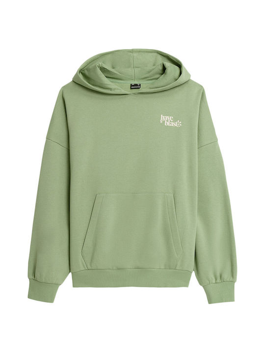 4F Women's Hooded Sweatshirt Green