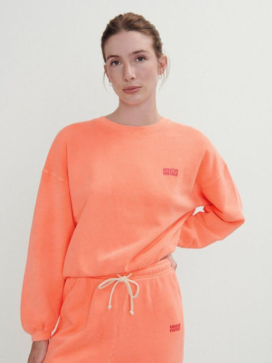American Vintage Women's Sweatshirt Orange