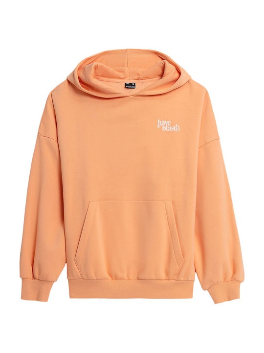 4F Women's Hooded Sweatshirt Orange