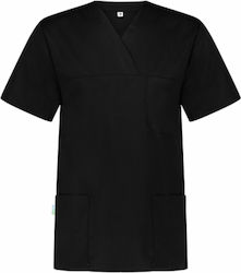 bwell Angel Unisex Bluză medicală Negru