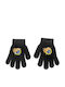 Kids Gloves Knitted Black Gormiti