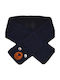 Kids Knitted Scarf Blue