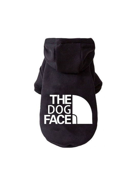 Dog Face Sweatshirt Hund in Schwarz Farbe 65cm.