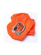 Music Makes Me High Sweatshirt Hund in Orange Farbe 30cm.