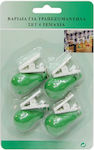 Sidirela Αχλάδι Διάφορα Οικιακά Είδη Πράσινο E-0383 4τμχ