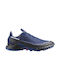 Alphacross 5 Sport Shoes Trail Running Blue Waterproof with Gore-Tex Membrane