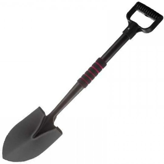 Flache Schaufel mit Stiel 68cm und Plastikgriff