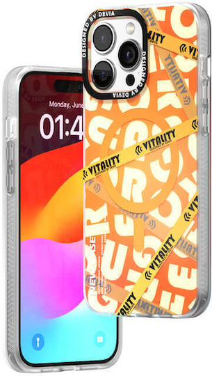 Devia Series Back Cover Μαγνητικό Πορτοκαλί (iPhone 15 Pro)